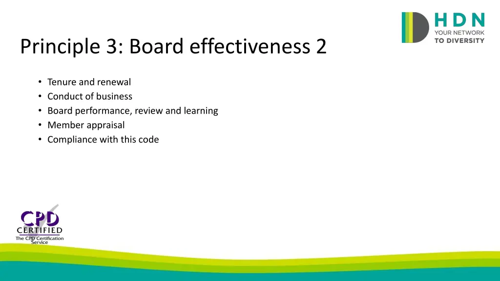 principle 3 board effectiveness 2