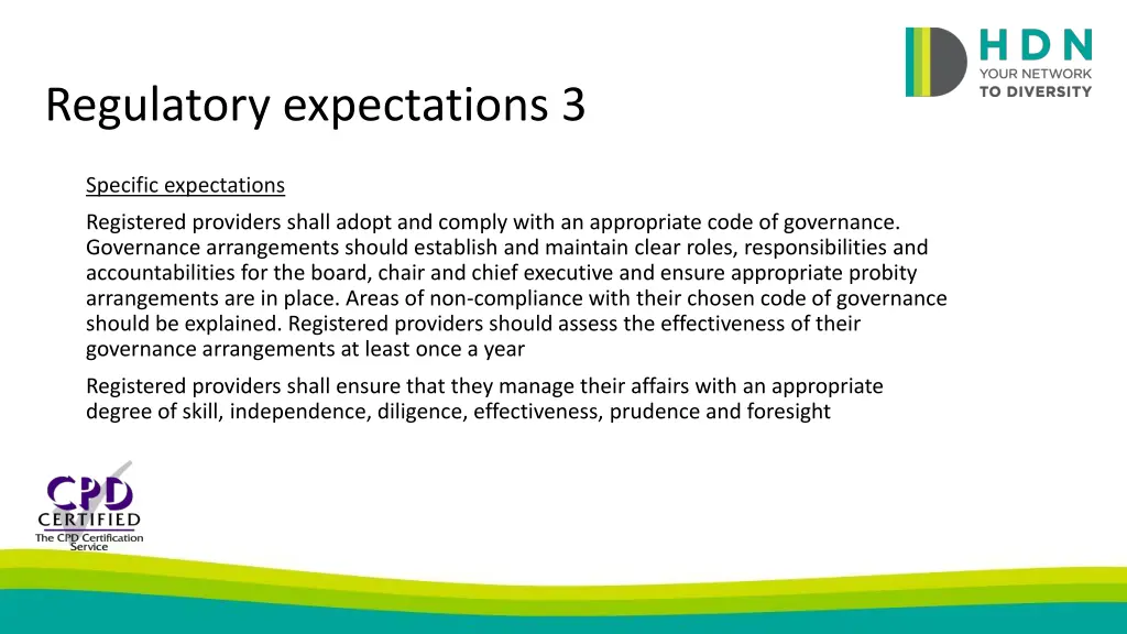 regulatory expectations 3