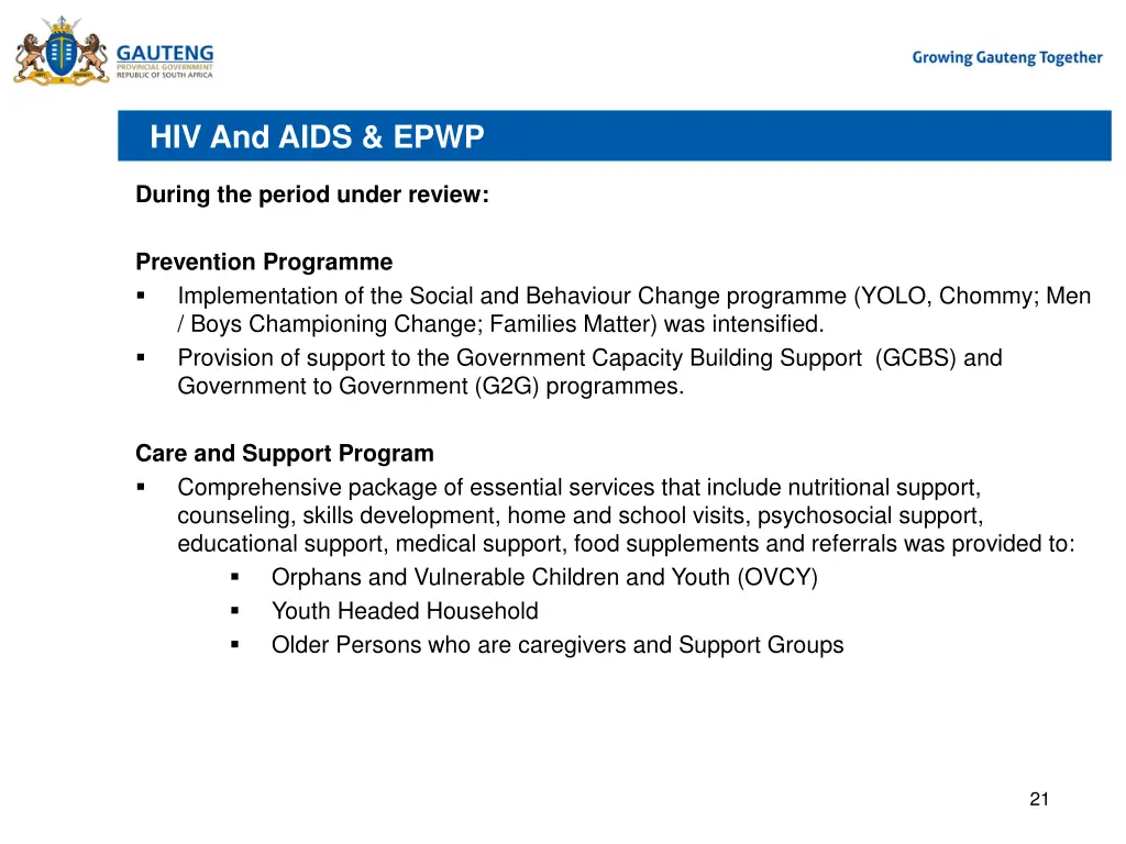 hiv and aids epwp 1