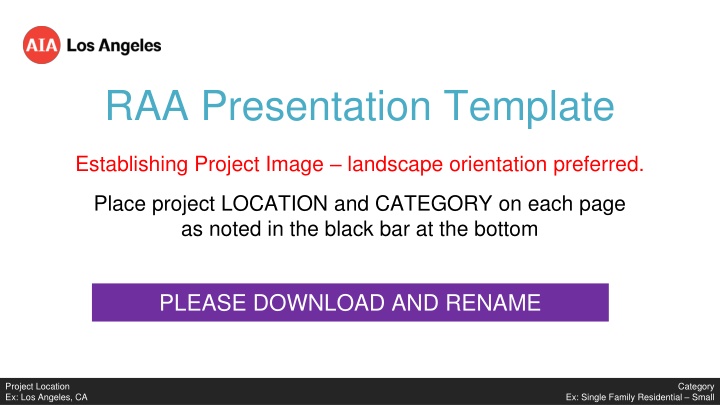 raa presentation template