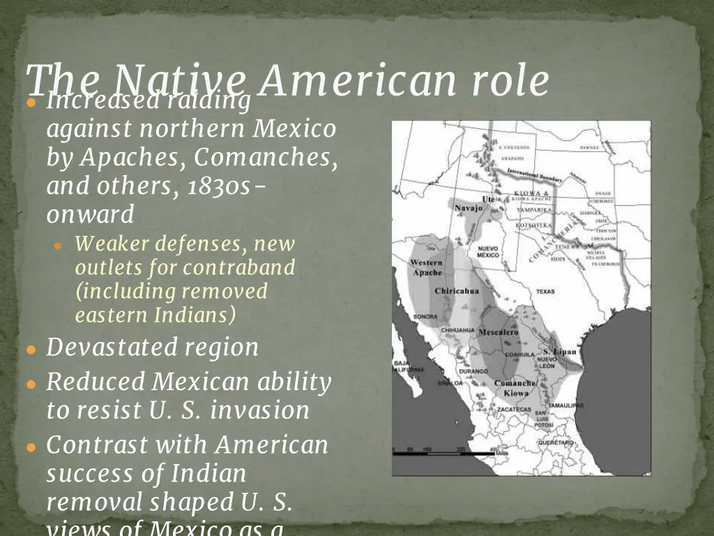 the native american role increased raiding