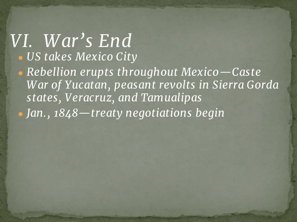 vi war s end