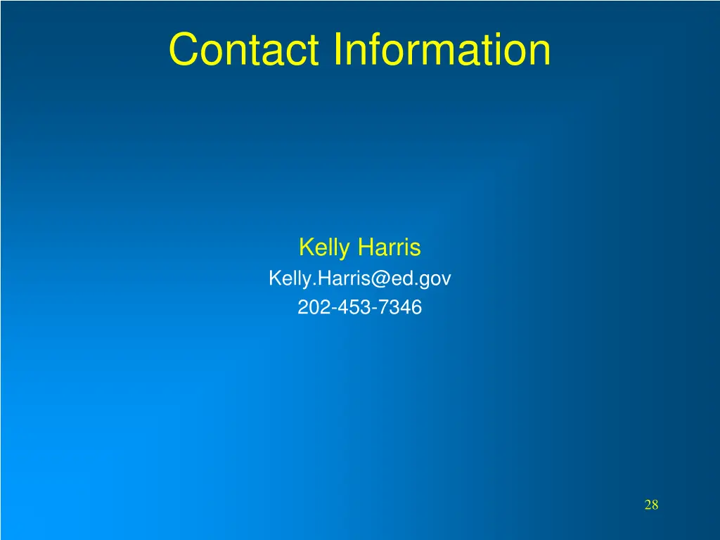 contact information