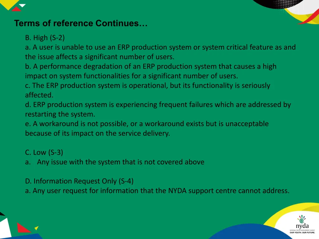 terms of reference continues 3