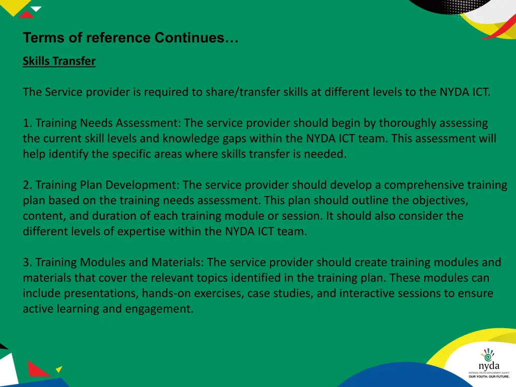 terms of reference continues 7