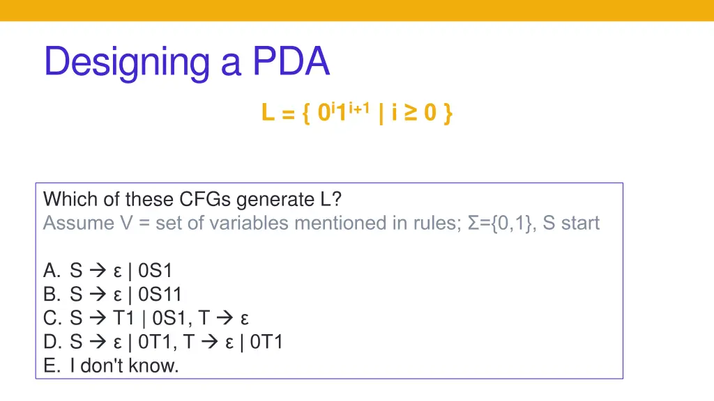 designing a pda