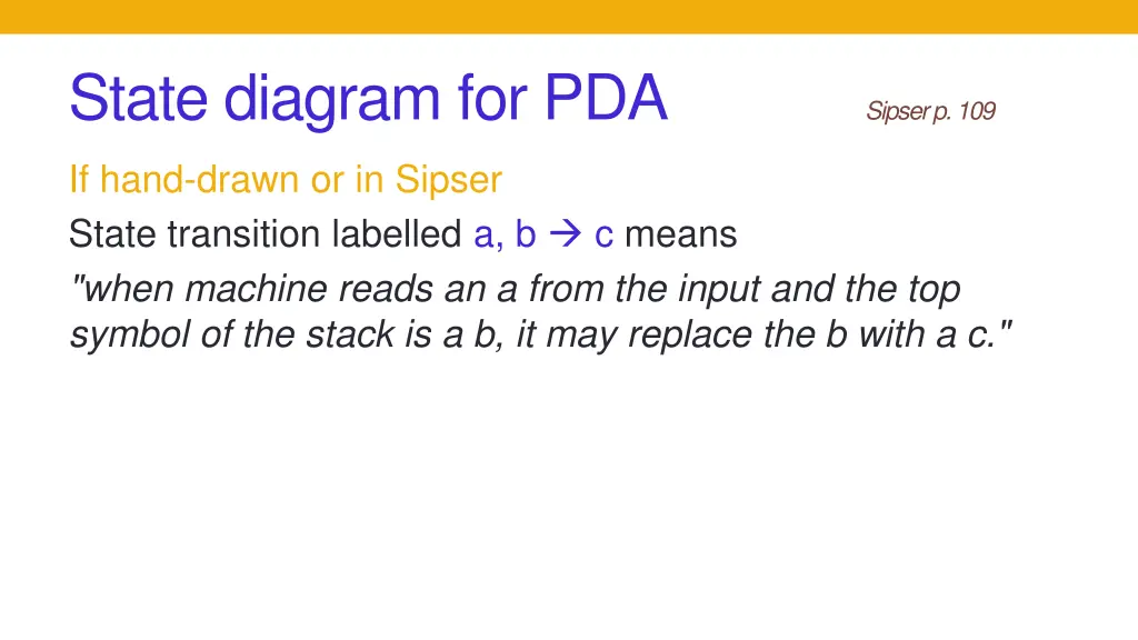 state diagram for pda