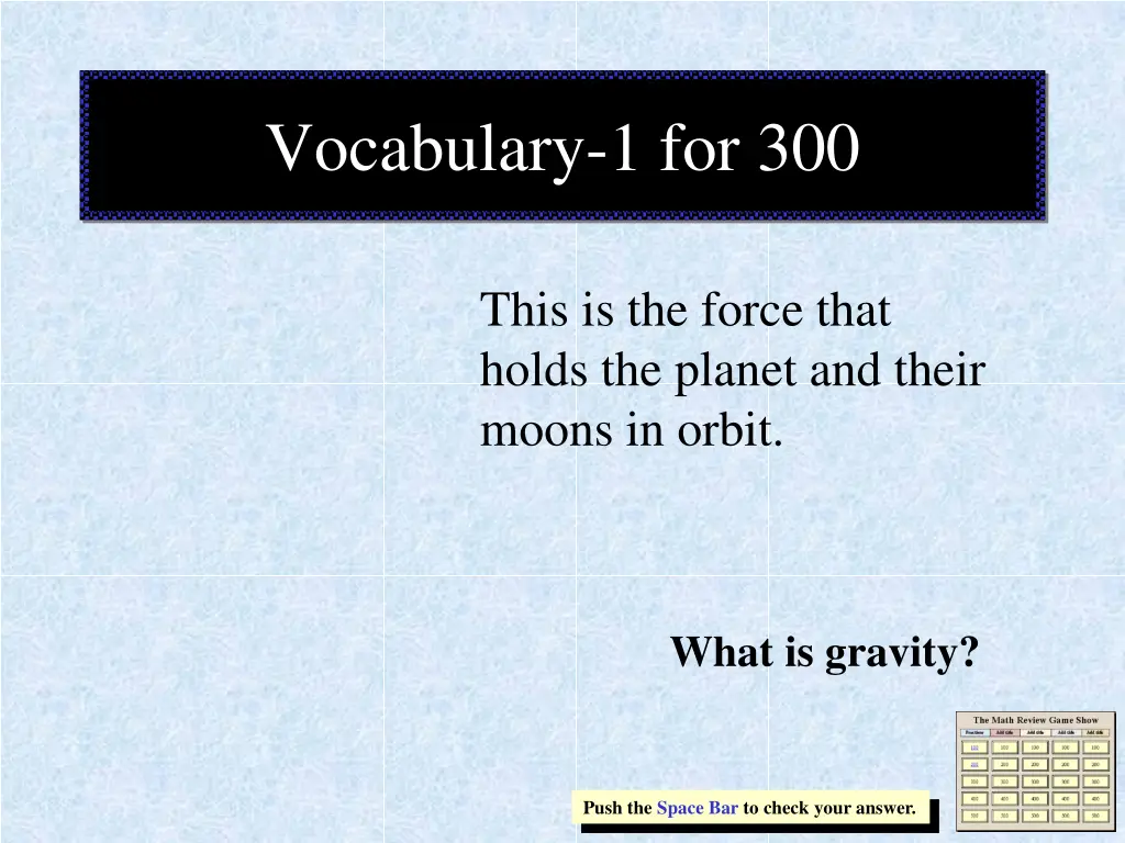 vocabulary 1 for 300