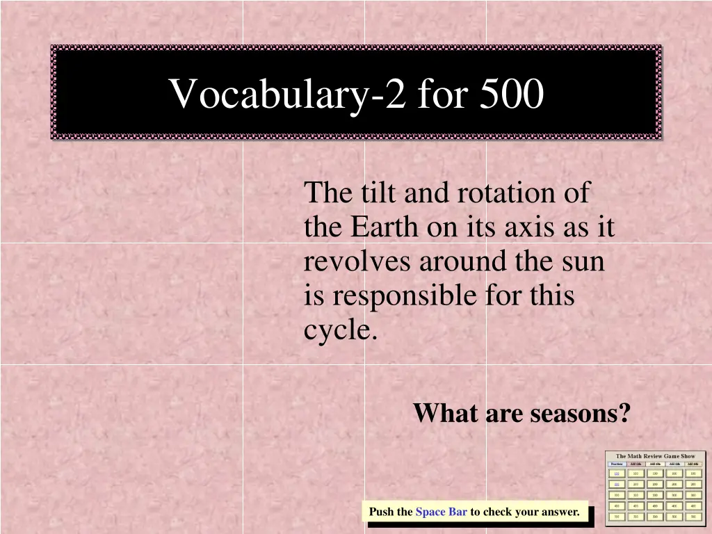 vocabulary 2 for 500