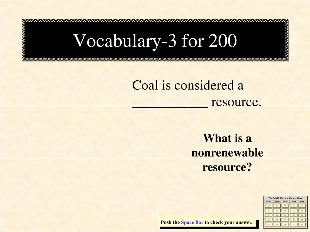 vocabulary 3 for 200