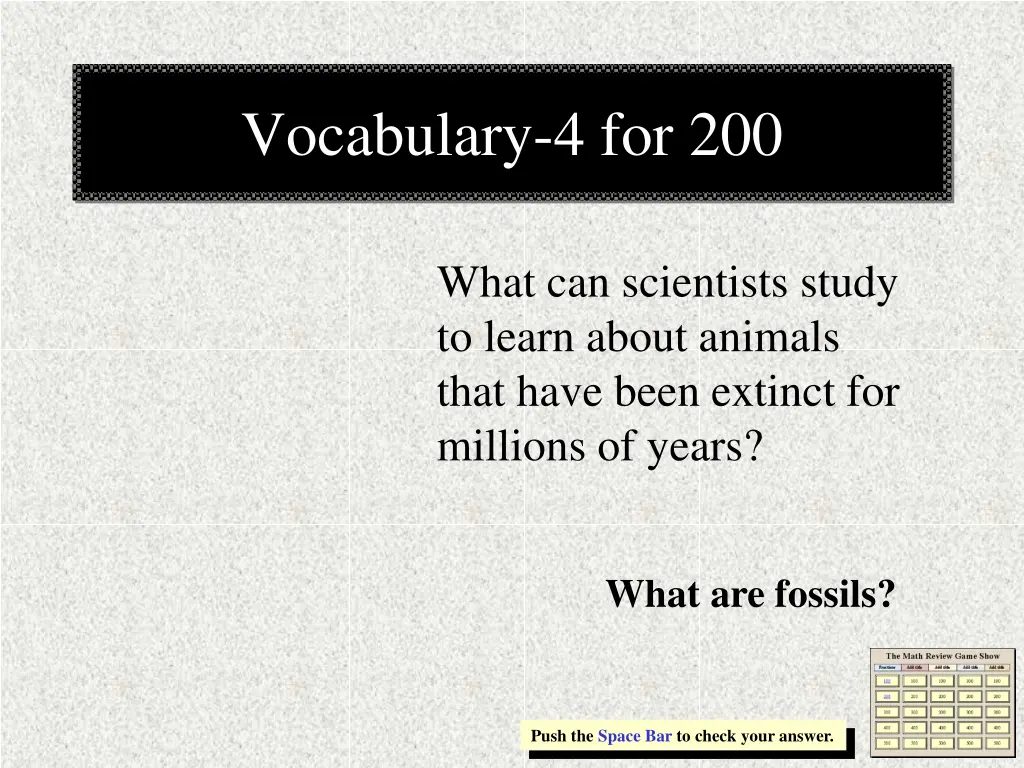 vocabulary 4 for 200