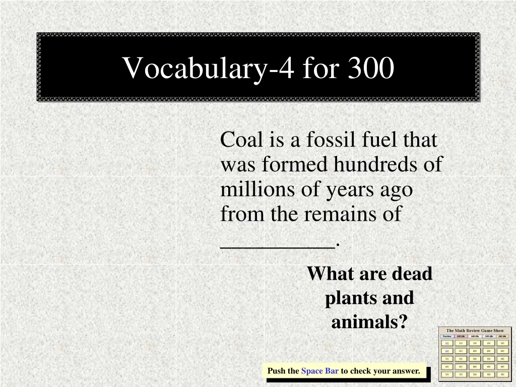 vocabulary 4 for 300