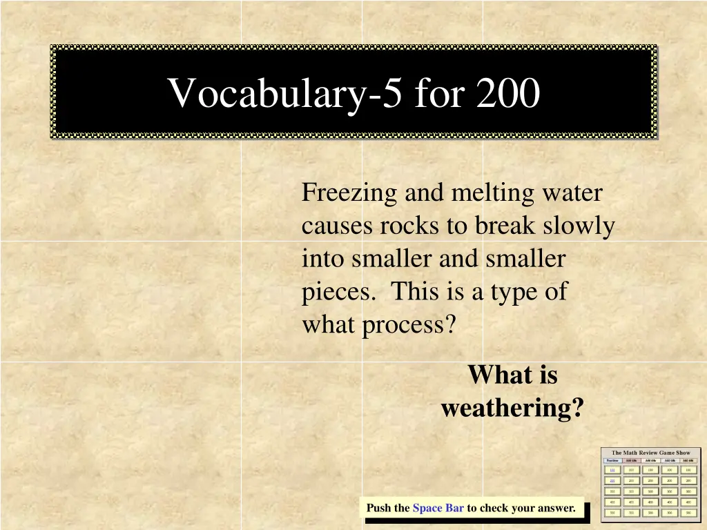 vocabulary 5 for 200