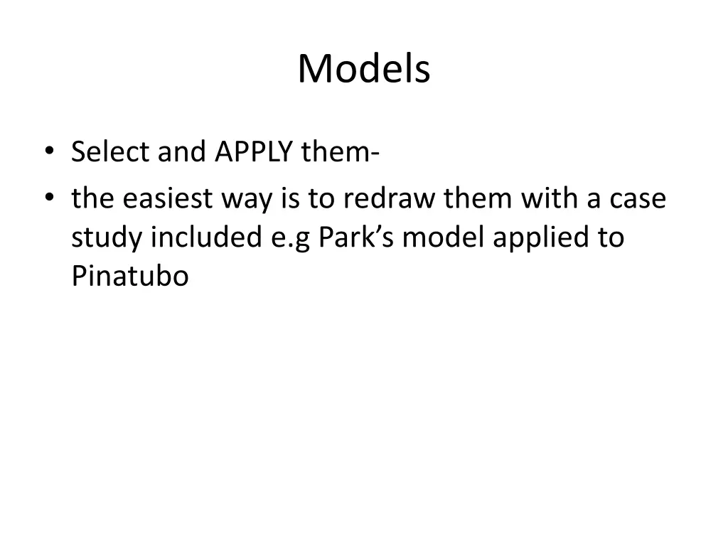 models