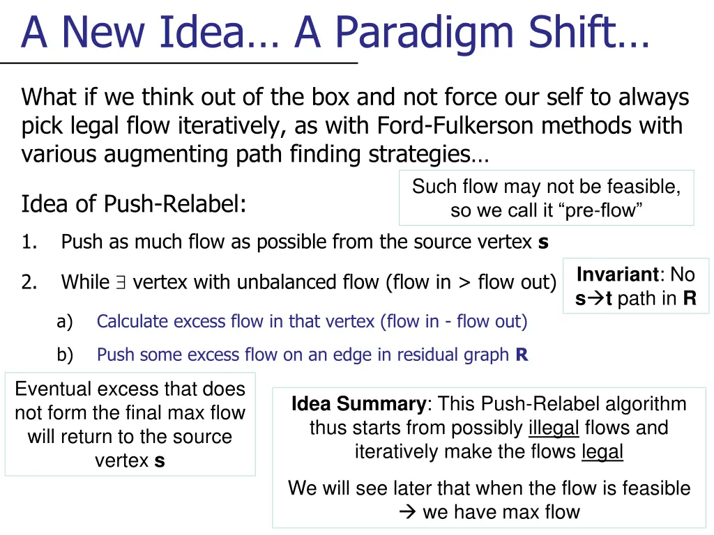 a new idea a paradigm shift
