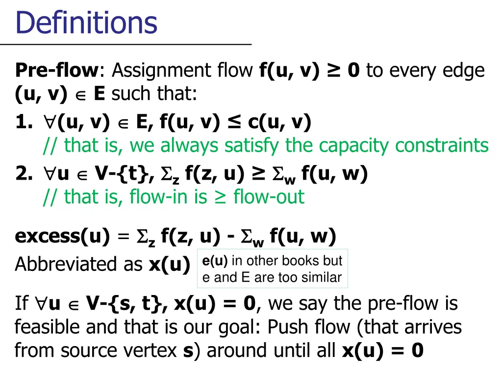 definitions