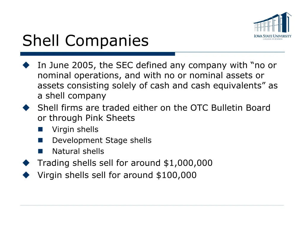shell companies