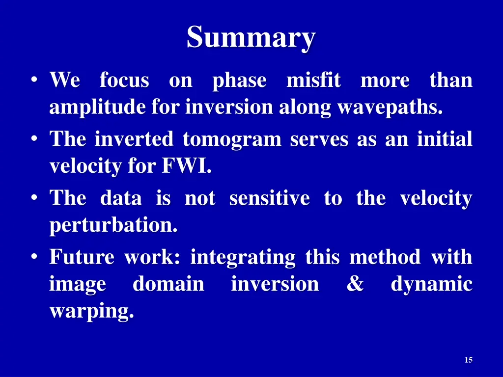 summary