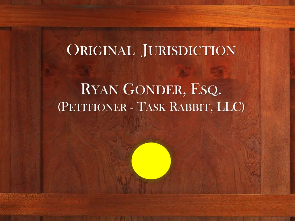 o riginal j urisdiction 8
