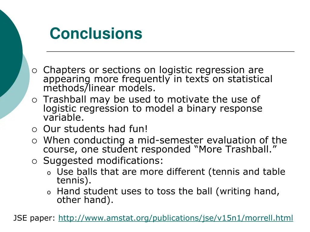 conclusions