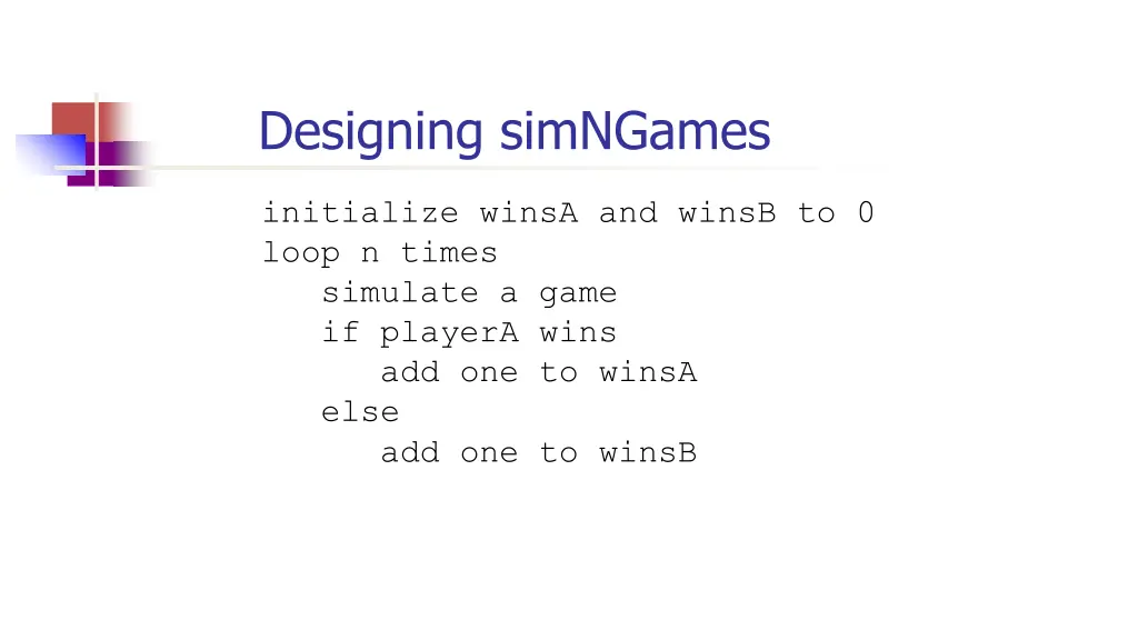 designing simngames 1