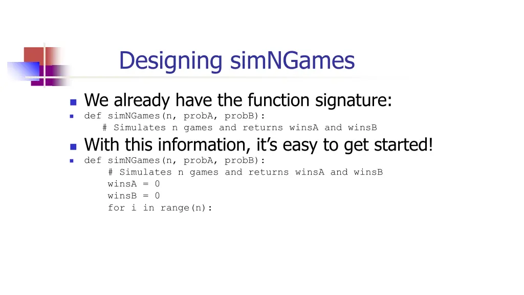 designing simngames 2