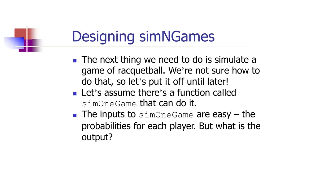 designing simngames 3