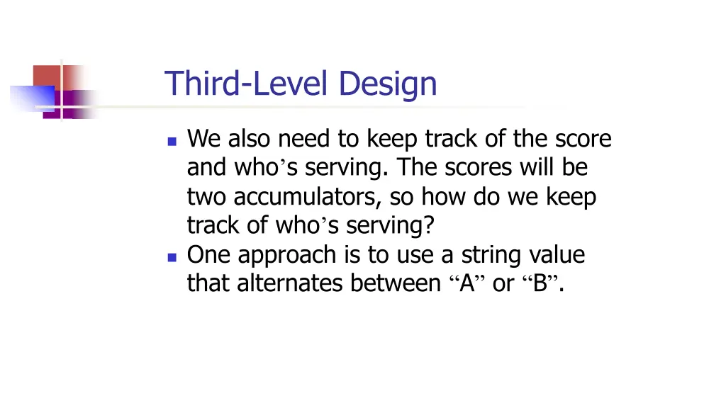 third level design 1