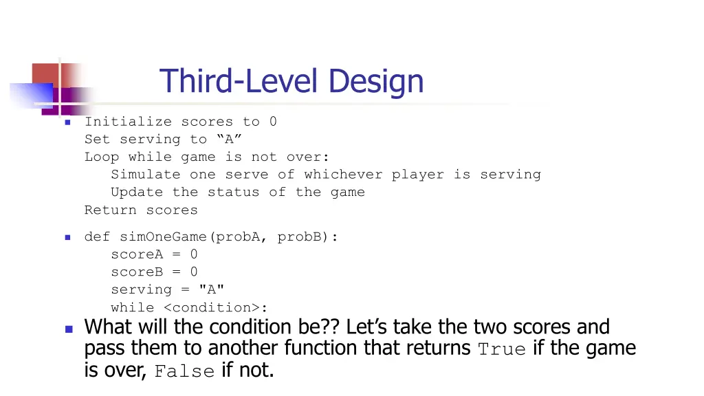 third level design 2