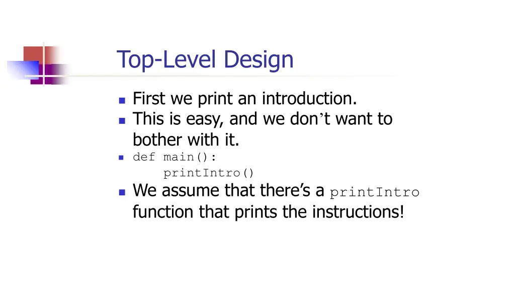 top level design 2