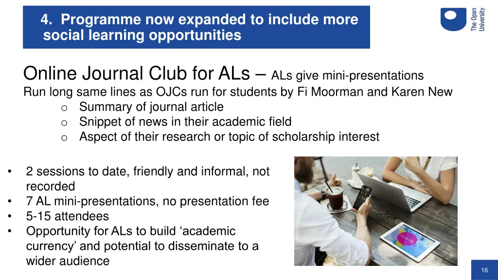 4 programme now expanded to include more