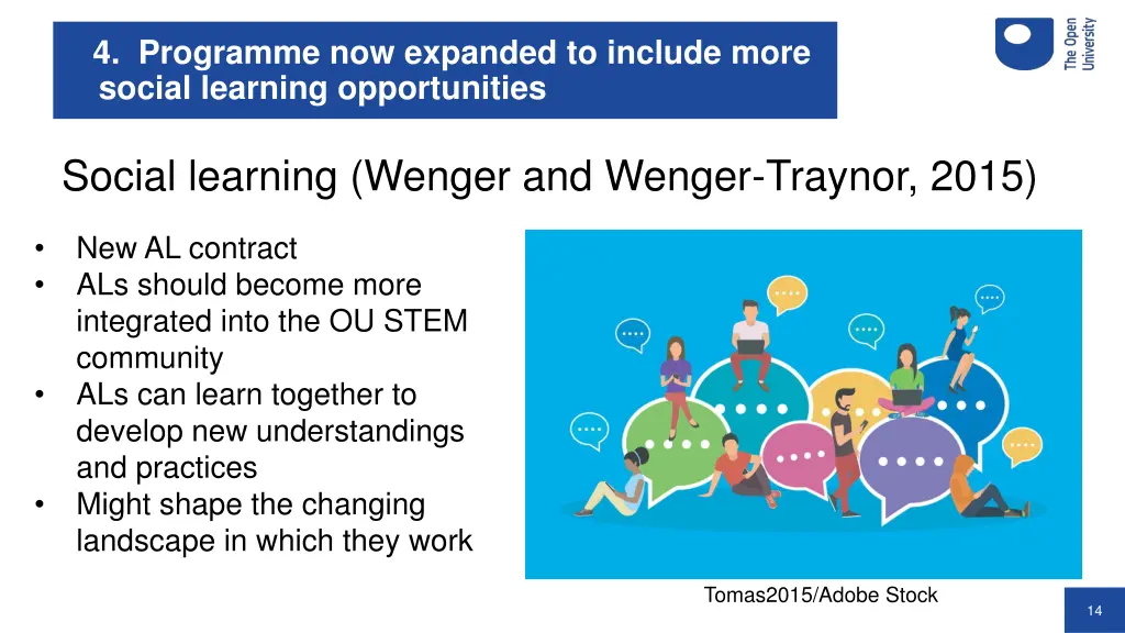 4 programme now expanded to include more social