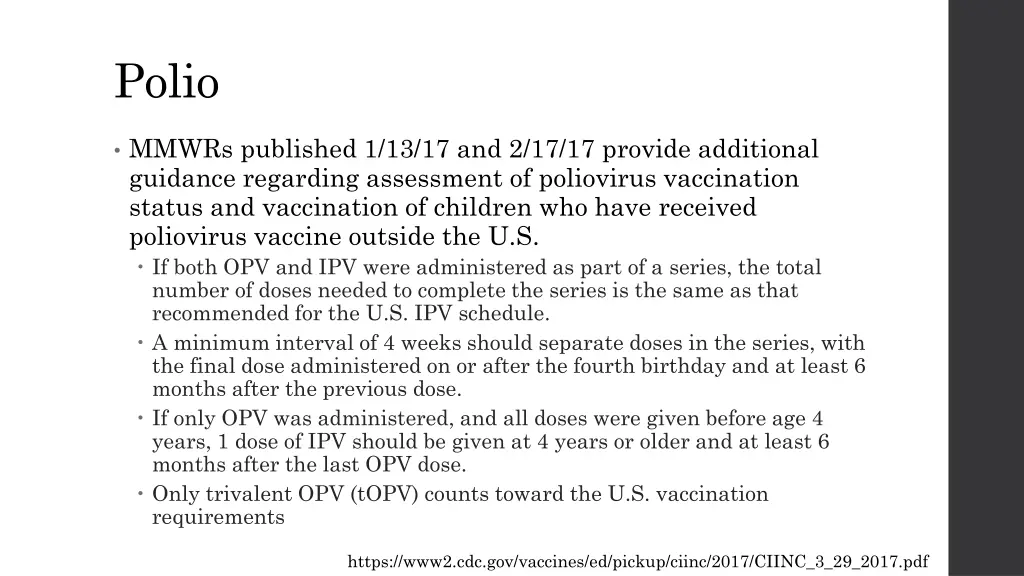 polio