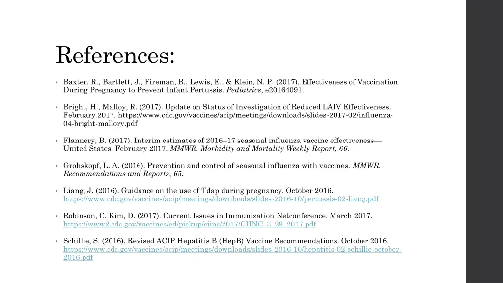 references