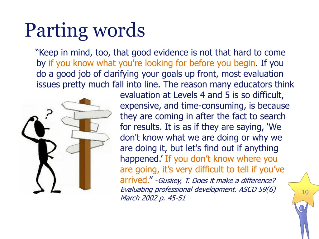 parting words