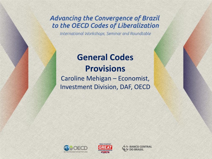 general codes provisions caroline mehigan