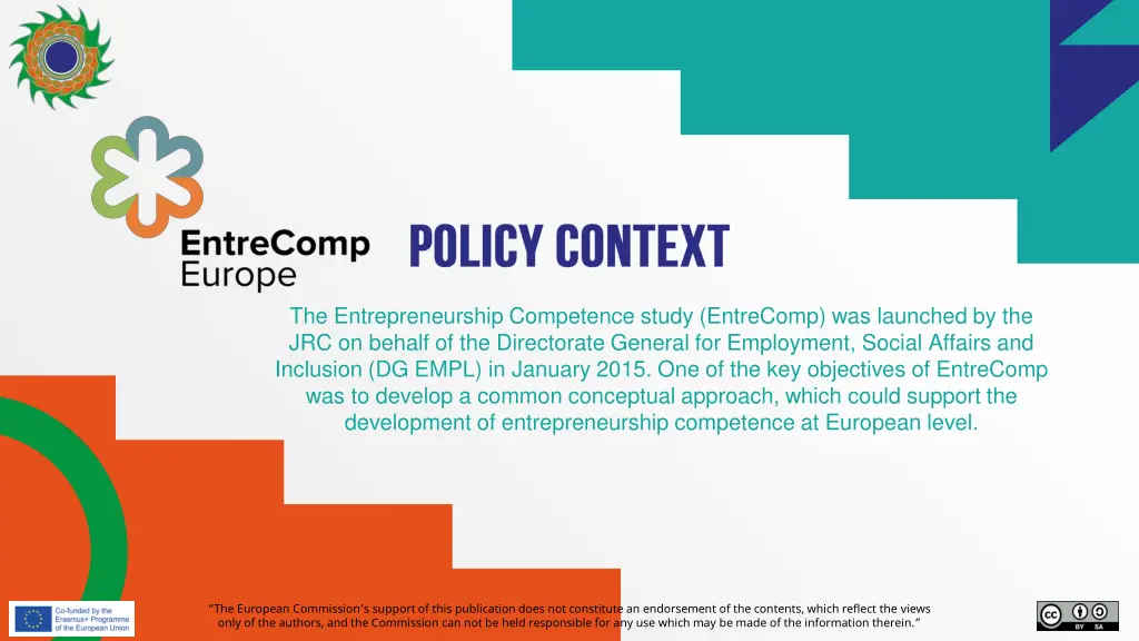 the entrepreneurship competence study entrecomp