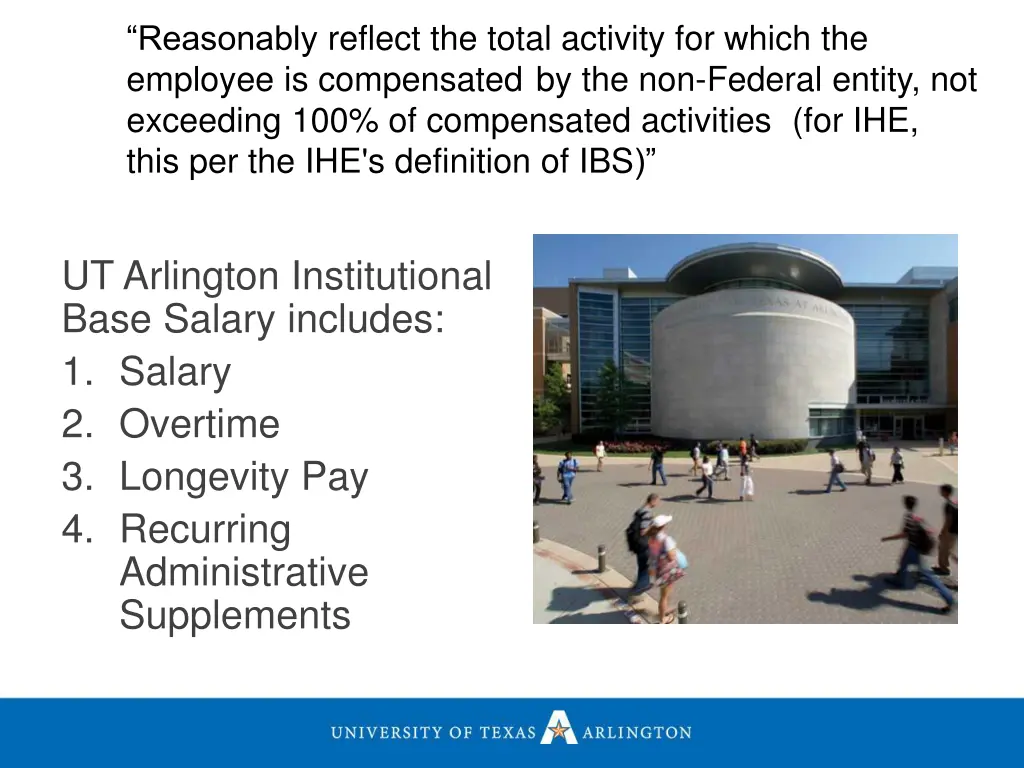 reasonably reflect the total activity for which 1