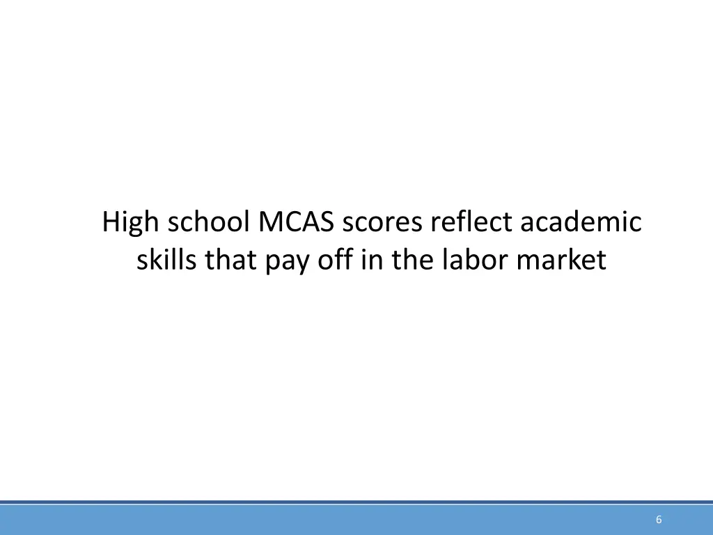 high school mcas scores reflect academic skills