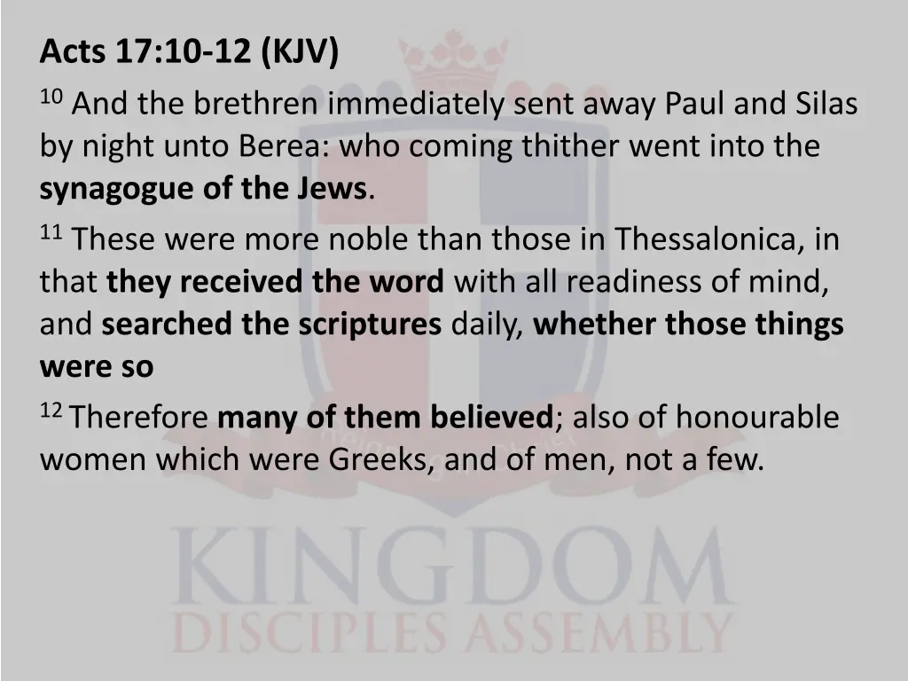 acts 17 10 12 kjv