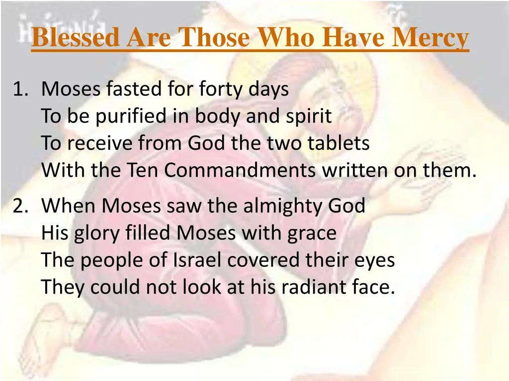 blessed are those who have mercy 2