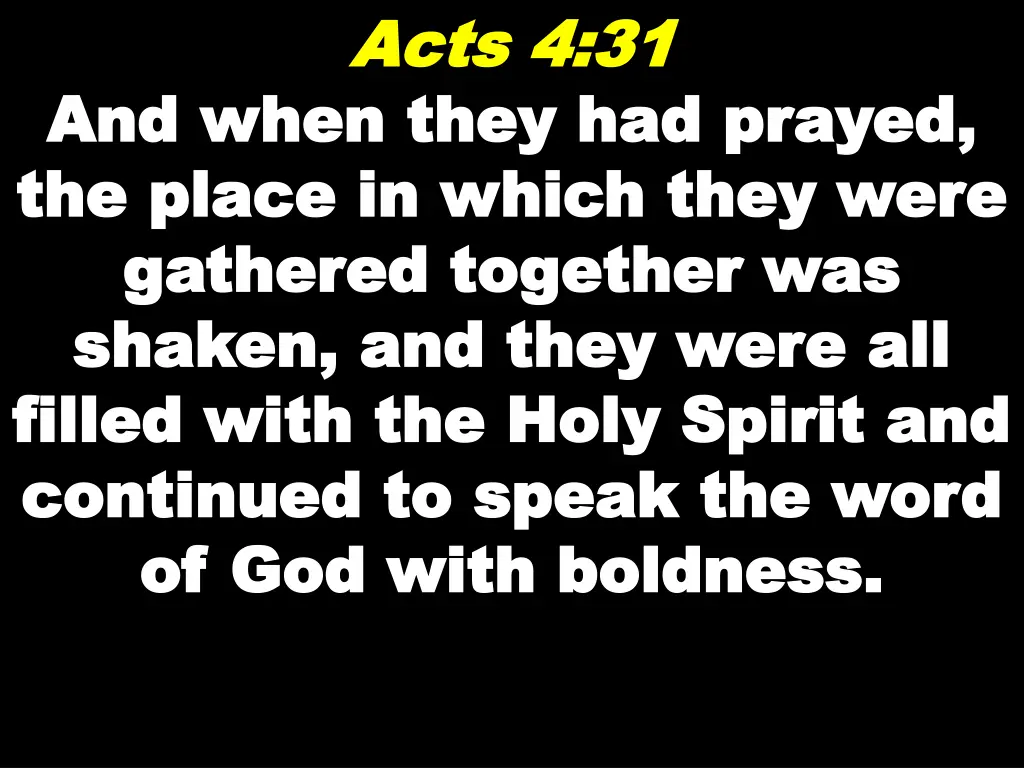 acts 4 31 acts 4 31
