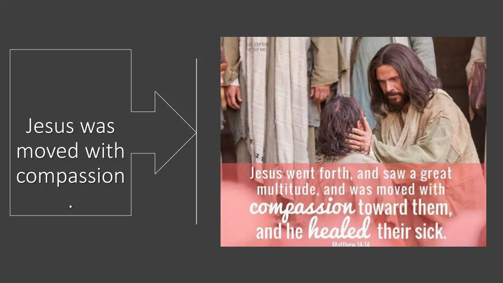 jesus was moved with compassion