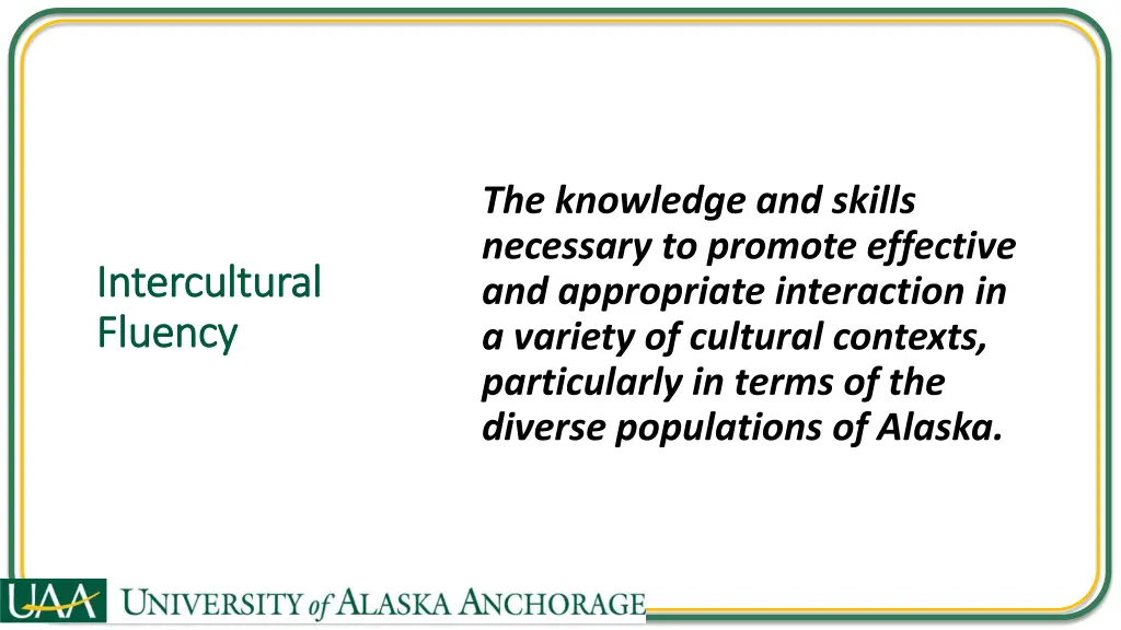 the knowledge and skills necessary to promote