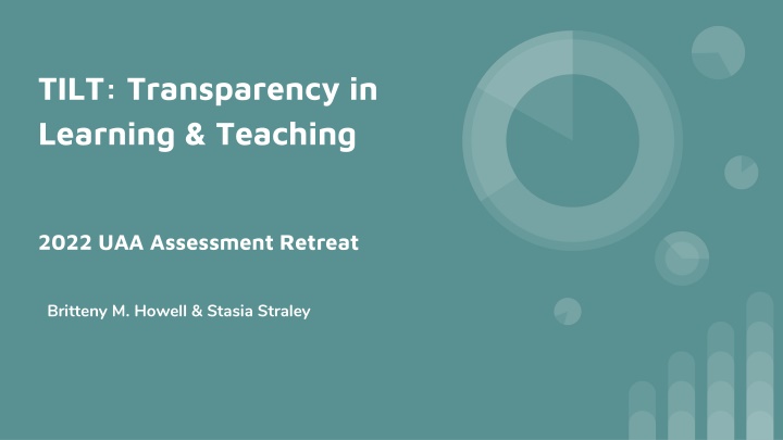 tilt transparency in learning teaching