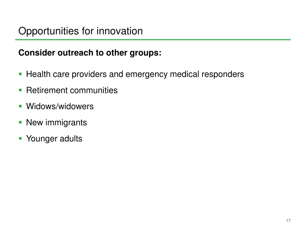 opportunities for innovation 1