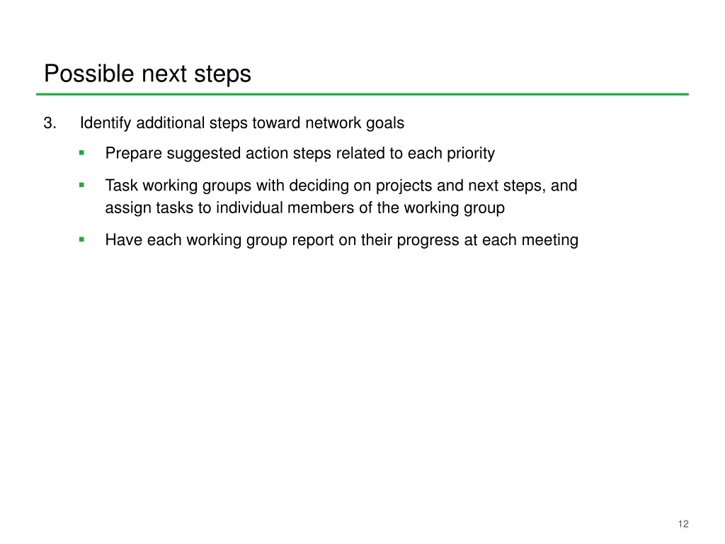 possible next steps 2