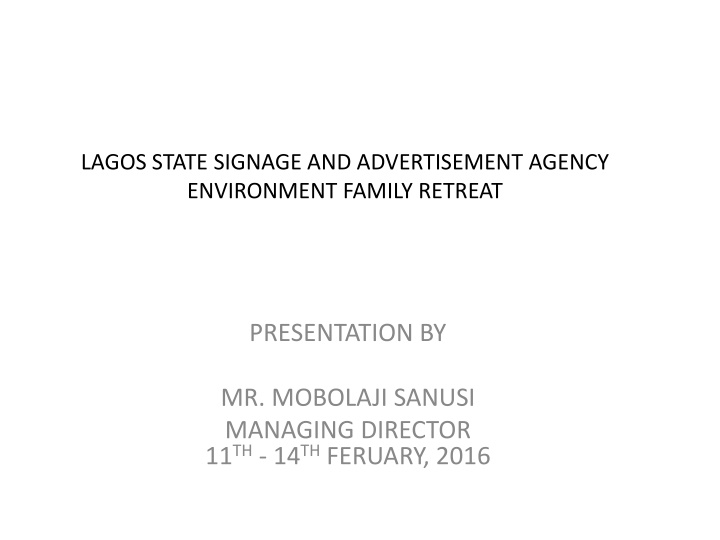 lagos state signage and advertisement agency