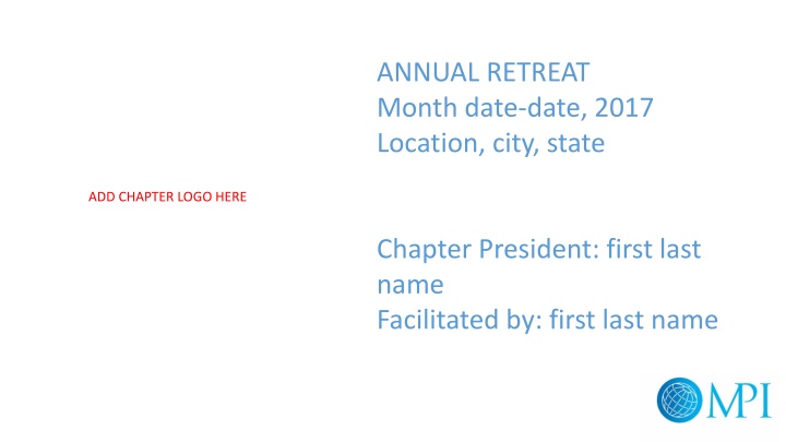 annual retreat month date date 2017 location city