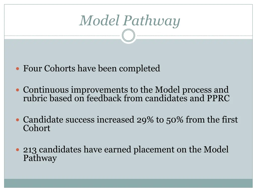 model pathway 1
